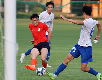 泰山队热身赛5-1胜U21队