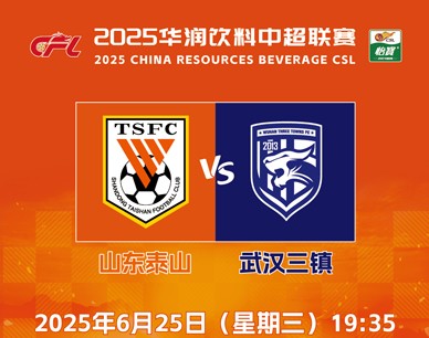 2025华润饮料中超联赛第十五轮山东泰山队主场赛事票务公告