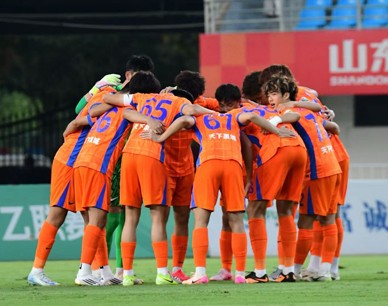 山东泰山B队主场3-0杭州临平吴越队